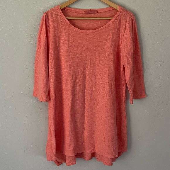 Cut Loose Cotton/Linen Pink Tunic/Blouse Size Medium - Picture 4 of 10